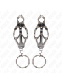 KINK PINZAS PARA PEZONES ESTILO JAPONES CON AROS PLATEADO