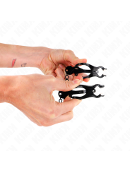 KINK PINZAS PARA PEZONES ESTILO JAPONES CON CADENA NEGRO 30 CM