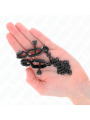 KINK PINZAS PARA PEZONES PLANAS NEGRO CON CADENA NEGRO 30 CM