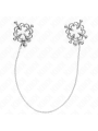 KINK PINZAS PARA PEZONES FLOR METALICA CON CADENA