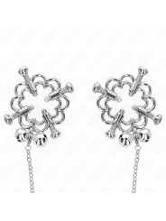 KINK PINZAS PARA PEZONES FLOR METALICA CON CADENA