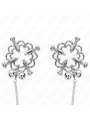 KINK PINZAS PARA PEZONES FLOR METALICA CON CADENA