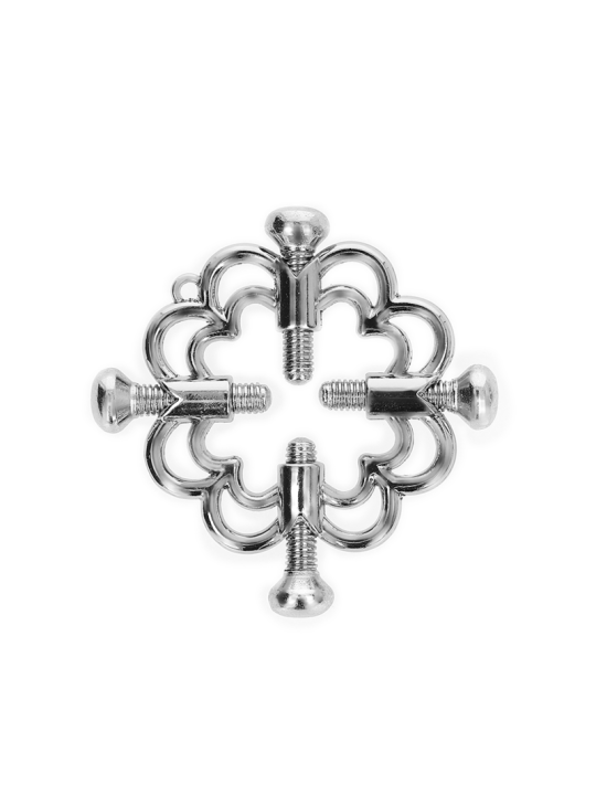 KINK PINZAS PARA PEZONES FLOR METALICA