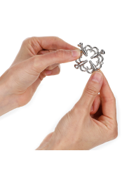 KINK PINZAS PARA PEZONES FLOR METALICA