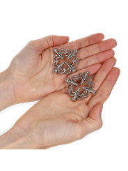 KINK PINZAS PARA PEZONES FLOR METALICA