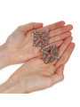 KINK PINZAS PARA PEZONES FLOR METALICA