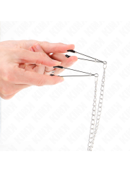 KINK PINZAS PARA PEZONES Y CLITORIS CON CADENA 30 CM MODELO 1