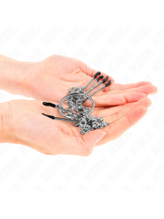 KINK PINZAS PARA PEZONES Y CLITORIS CON CADENA 30 CM MODELO 1