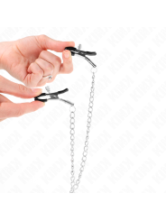 KINK PINZAS PARA PEZONES Y CLITORIS CON CADENA 30 CM MODELO 2