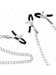 KINK PINZAS PARA PEZONES Y CLITORIS CON CADENA 30 CM MODELO 2