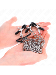 KINK PINZAS PARA PEZONES DOBLE 32 CM CON CADENAS 14 CM