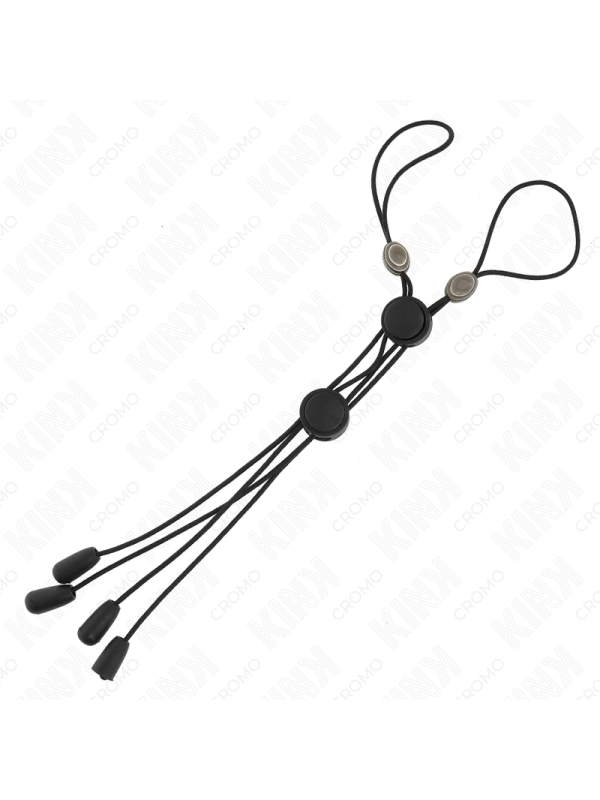 KINK PINZAS PARA PEZONES DETALLE NEGRO CON ELASTICO NEGRO