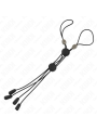 KINK PINZAS PARA PEZONES DETALLE NEGRO CON ELASTICO NEGRO