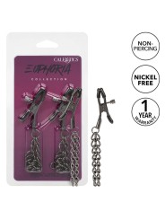 CALEXOTICS EUPHORIA PINZAS PEZONES CON CADENA 145 CM
