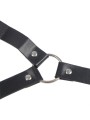 SUBBLIME 953720 PINZAS PARA EL PECHO CON CORREA DE CUERO BONDAGE NEGRO TALLA UNICA