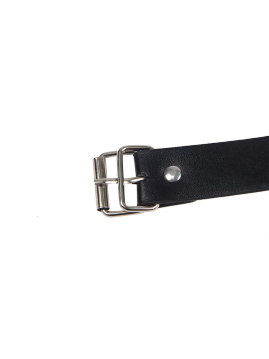 SUBBLIME 953720 PINZAS PARA EL PECHO CON CORREA DE CUERO BONDAGE NEGRO TALLA UNICA