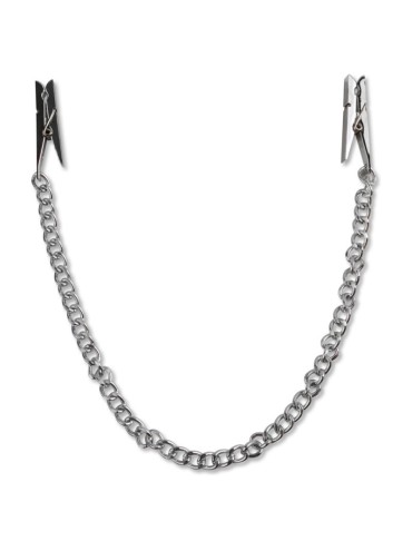 FETISH FANTASY SERIES SERIES CADENA PARA PEZONES PLATA