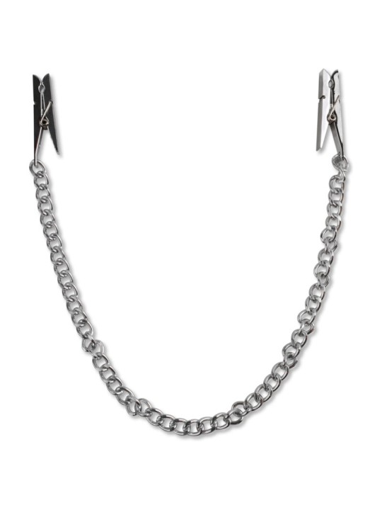 FETISH FANTASY SERIES SERIES CADENA PARA PEZONES PLATA