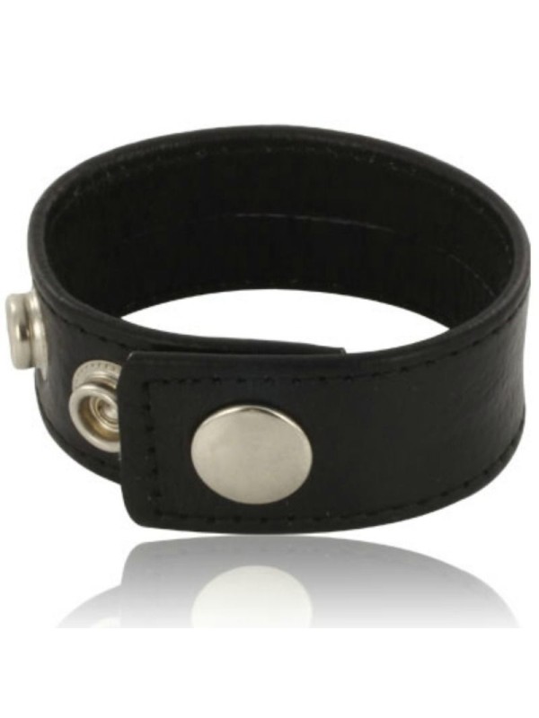 LEATHER BODY CORREA CUERO AJUSTABLE PARA PENE NEGRO