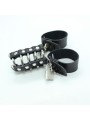 OHMAMA FETISH JAULA PENE CON ANILLAS METALICAS Y CORREAS PIEL