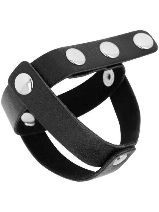 OHMAMA FETISH FUNDA CUERO DE CASTIDAD PARA TESTICULOS