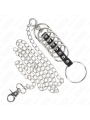 KINK 7 ANILLOS PENE METAL 38 CM A 5 CM CONECTADOS CON POLIPIEL Y CADENA METAL 100 CM