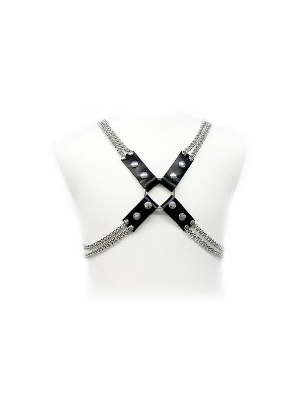 LEATHER BODY CHAIN HARNESS