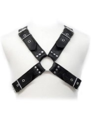 LEATHER BODY BUCKLES HARNESS