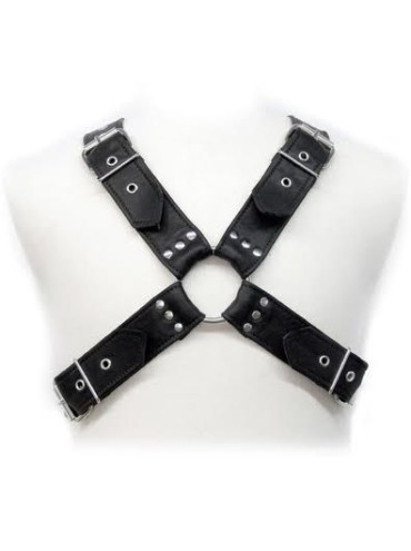 LEATHER BODY BUCKLES HARNESS