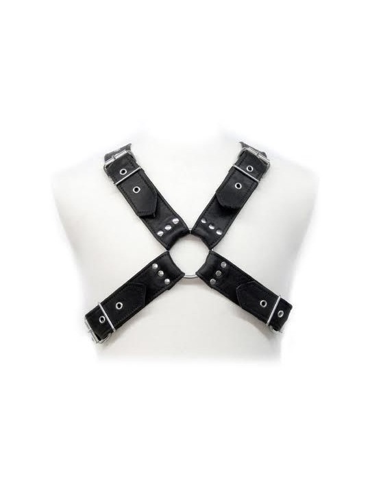 LEATHER BODY BUCKLES HARNESS