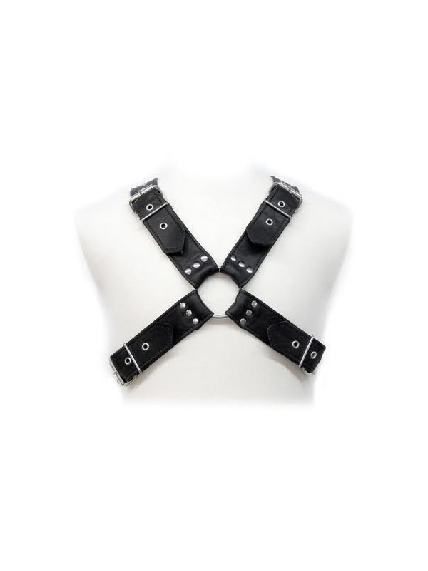LEATHER BODY BUCKLES HARNESS