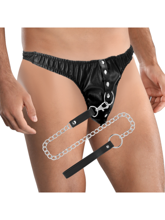 DARKNESS TANGA DE SUMISION CON CADENA METAL
