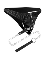 DARKNESS TANGA DE SUMISION CON CADENA METAL