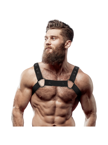FETISH SUBMISSIVE ATTITUDE ARNES DEPORTIVO AJUSTABLE NEOPRENO PECHO HOMBRE