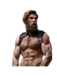 FETISH SUBMISSIVE ATTITUDE ARNES BRIGADE AJUSTABLE ECOPIEL CUELLO HOMBRE