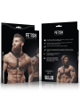 FETISH SUBMISSIVE ATTITUDE ARNES ECOPIEL PECHO CON DOBLE SUJECION Y TACHUELAS HOMBRE