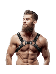 FETISH SUBMISSIVE ATTITUDE ARNES BULLDOG AJUSTABLE ECOPIEL PECHO HOMBRE