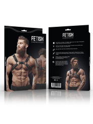 FETISH SUBMISSIVE ATTITUDE ARNES BULLDOG AJUSTABLE ECOPIEL PECHO HOMBRE