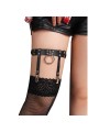 SUBBLIME 953744 LIGA PUNK DE CUERO AJUSTABLE NEGRO TALLA UNICA