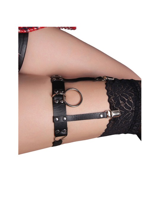 SUBBLIME 953744 LIGA PUNK DE CUERO AJUSTABLE NEGRO TALLA UNICA