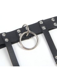 SUBBLIME 953744 LIGA PUNK DE CUERO AJUSTABLE NEGRO TALLA UNICA