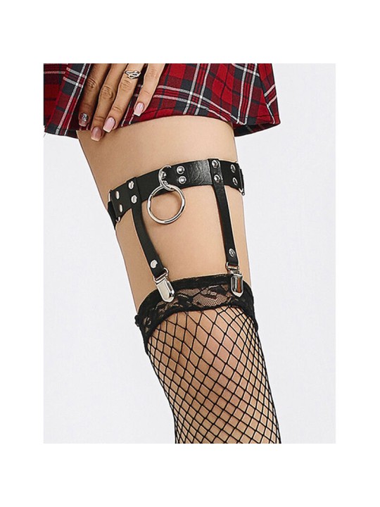 SUBBLIME 953744 LIGA PUNK DE CUERO AJUSTABLE NEGRO TALLA UNICA