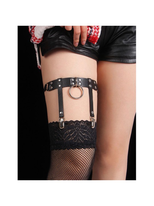 SUBBLIME 953744 LIGA PUNK DE CUERO AJUSTABLE NEGRO TALLA UNICA