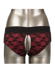 CALEXOTICS SCANDAL SET DE BRAGUITAS SIN ENTREPIERNAS CON DIDLO TALLA S M