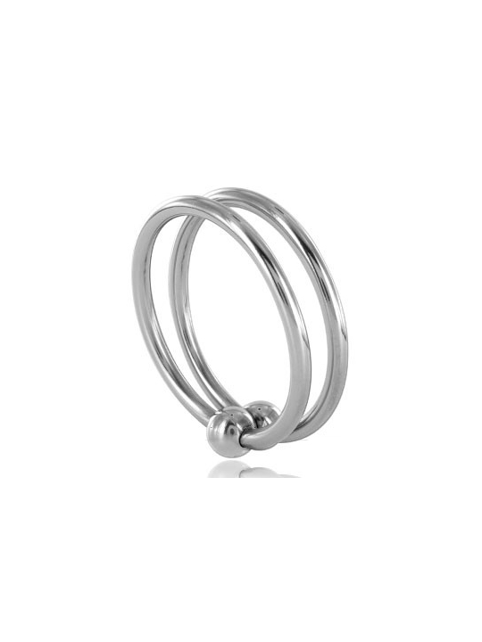 METAL HARD DOUBLE GLANS RING 28MM