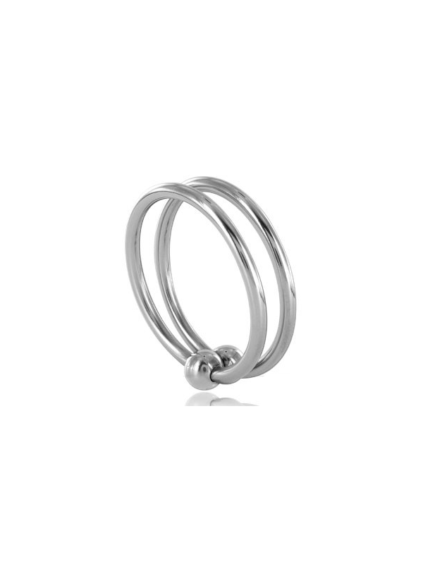 METAL HARD DOUBLE GLANS RING 28MM