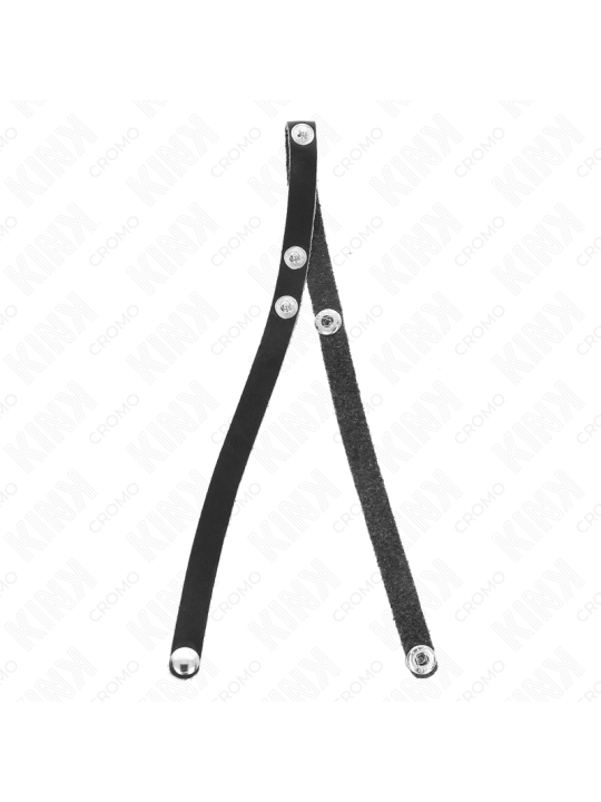 KINK ANILLO PENE CUERO CON CIERRE A PRESION 39 X 1 CM
