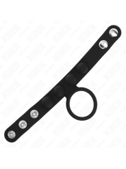 KINK ANILLO PENE CUERO 35 CM CON CIERRE A PRESION 23 X 2 CM