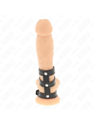 KINK ANILLO PENE POLIPIEL TRIPLE CON CIERRE A PRESION
