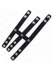 KINK ANILLO PENE POLIPIEL TRIPLE CON CIERRE A PRESION